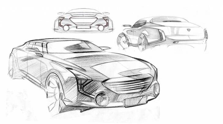 Схематичное изображение автомобиля