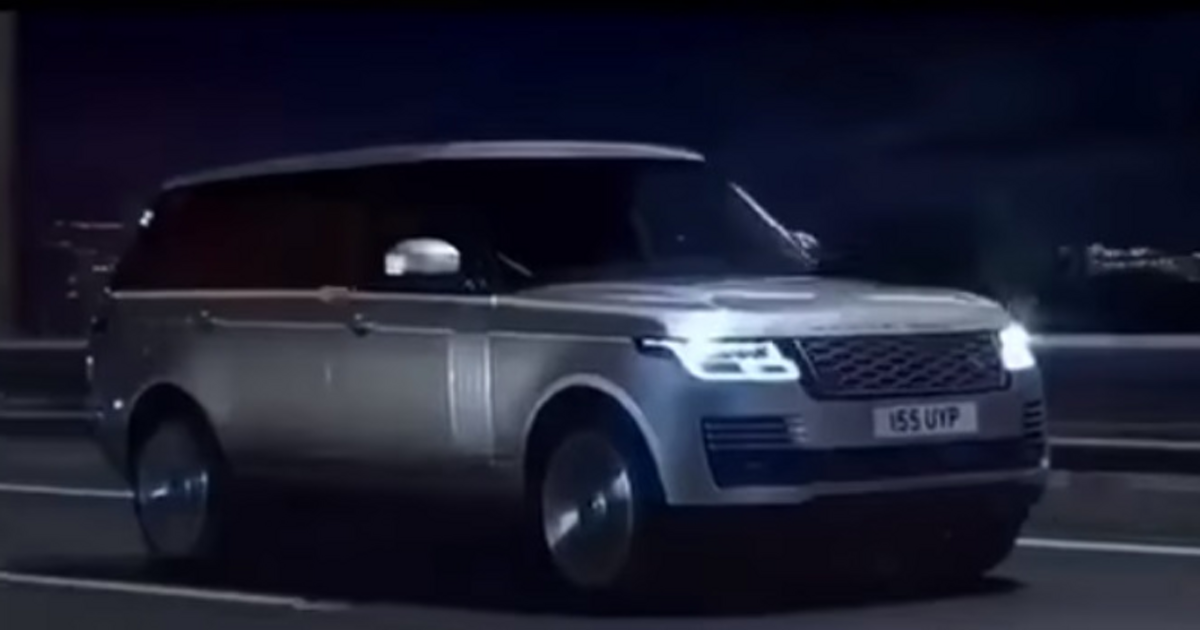 Авария с range rover