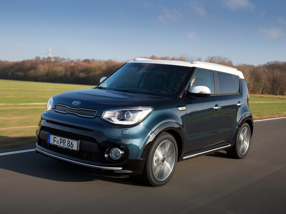 Kia Soul 2014 зелёная