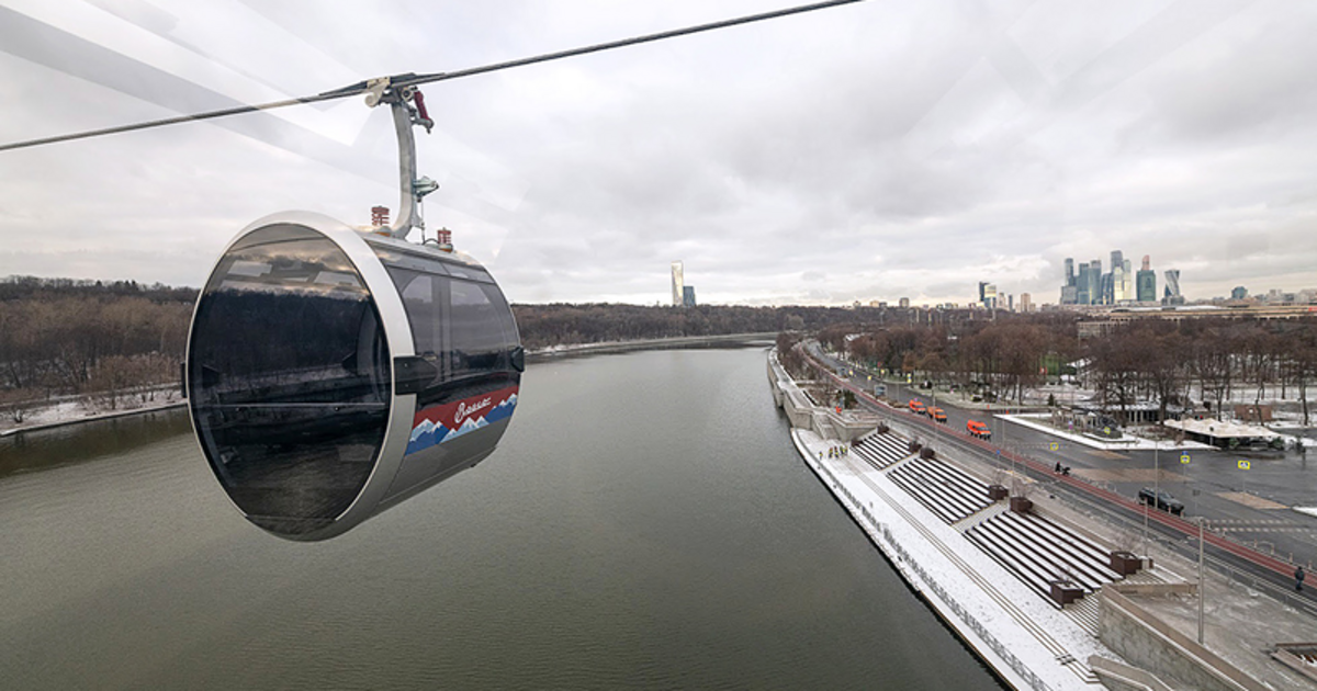 Московская канатная дорога на воробьевых фото