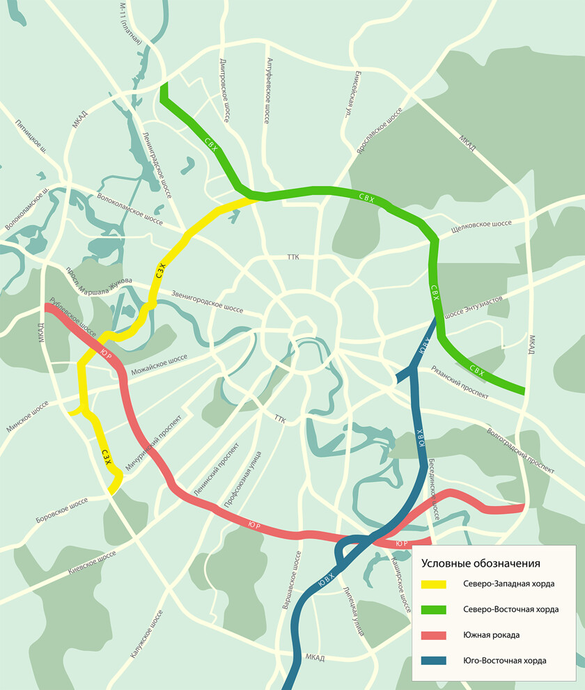 Карта москвы со скоростным режимом